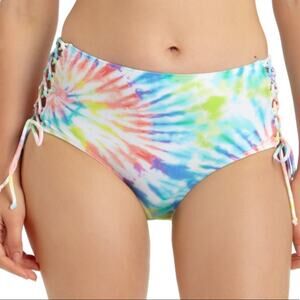 California Waves high waist bikini swim bottom